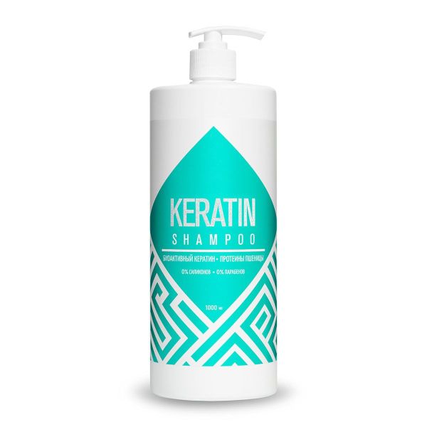 Krassa Professional Шампунь для волос с Кератином 1000мл фотография